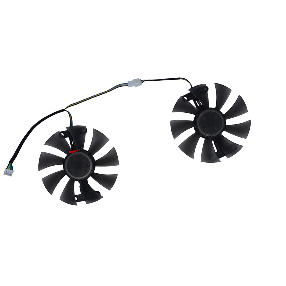 Rx 580 8Gb 2048Sp Gpu - Ventilateur de refroidissement pour cartes graphiques