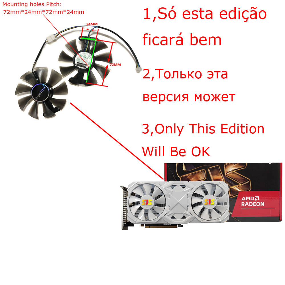 Ventilateur de refroidissement - Rx 580 8Gb 2048Sp Gpu avis et prix